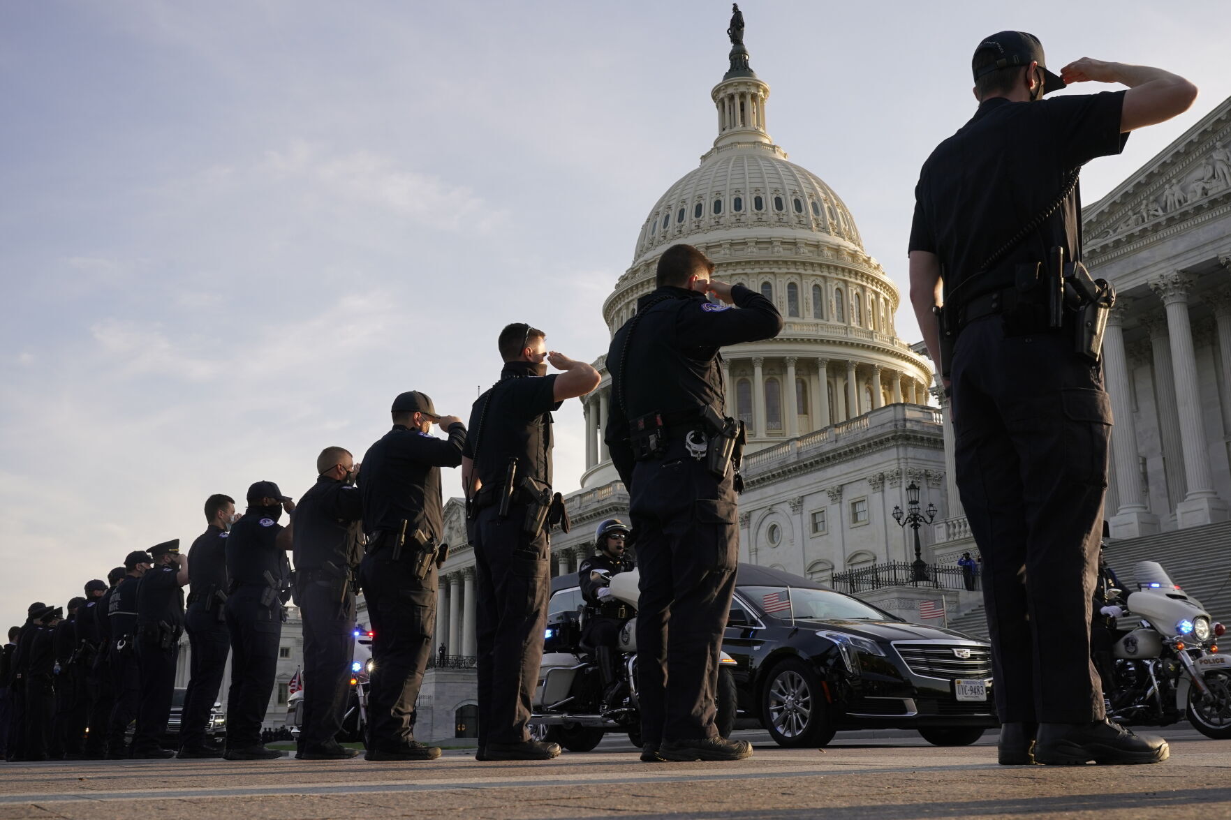 APTOPIX Capitol Lockdown Officer Killed